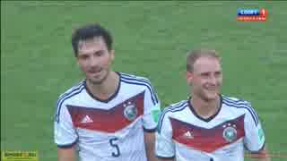 サッカー　2014 W杯　フランスｖｓドイツ　 ダイジェスト