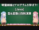 【Java】琴葉姉妹とプログラムを学ぼう！ 2.型&変数と四則演算【ボイロ講座】