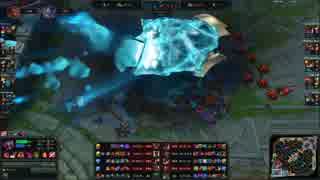 League of Legends apシャコ成長記録60 vs リーシン(ジャングル)