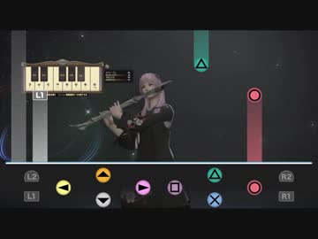 【FF14 楽器演奏】パッドで演奏練習！「月下彼岸花」音ゲー風（パッチ4.3〜）