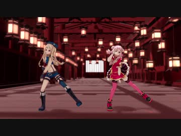 【MMD】田中ヒメと鈴木ヒナ　エンゼルフィッシュ