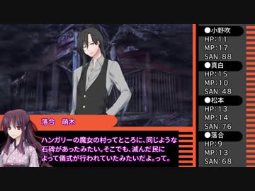 【クトゥルフ神話TRPG】淀んだ夜～第三話【大正CoC】