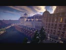 【マインクラフト】初めての大型建築、光輝く城