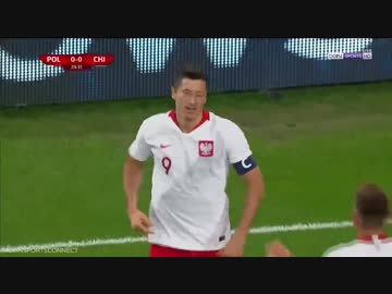 ≪親善試合≫ ポーランド vs チリ (2018年6月8日)