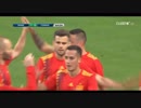 サッカー　2018-06-9　スペインｖｓチュニジア　ダイジェスト