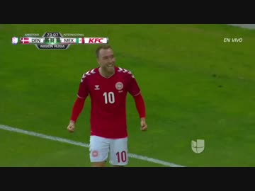 オチョア 対 シュマイケル ≪親善試合≫ デンマーク vs メキシコ（2018年6月9日）