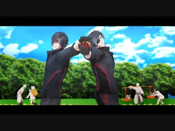 【MMD刀剣乱舞】Dive to Blue（ダブル光忠）