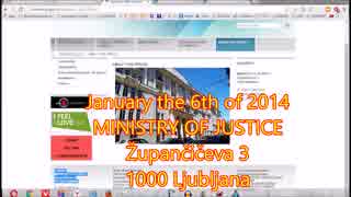 Murderous Slovenian courts constitution judicial system against me and international treaties