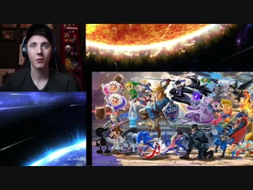 【E3 2018】スマブラSP 全員登場に歓喜する海外YouTuberたち　その1
