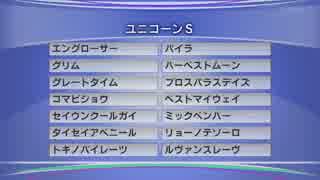 最終追い切りユニコーンS2018 GⅢ