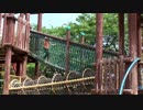 【滋賀県立びわ湖こどもの国】アスレチック遊具、ロープ遊具で遊ぶあい♥お出かけ　外遊び　大型遊具