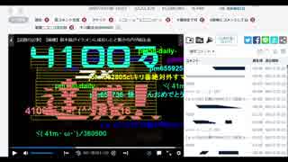 【sm125732】4100万コメント達成の瞬間