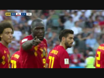 《2018W杯》 [GL第1節：グループG] ベルギー vs パナマ（2018年6月18日）