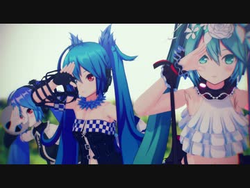 【MMD】どっと式初音ミクたちでおちゃめ機能【1080p 60fps】