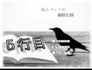 【私とペットの観察記録/５行目】チョコ好きの人が日記を読みます【ノベルゲー】