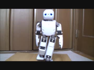 小型ロボットによる180度ターンの実験