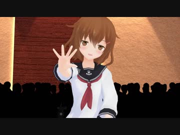 [MMD艦これ]スカートたくし上げ動画3「おねがいダーリン」1080ｐ