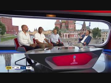 《2018W杯》 [GL第2節：Match Of The Day Live] 日本 vs セネガル（2018年6月24日）