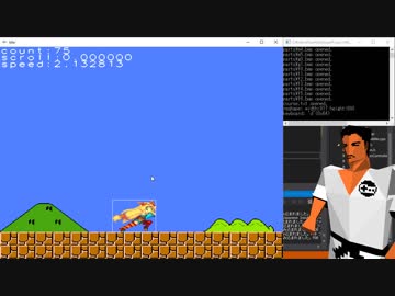 スーパーマリオを作ってみた 第11回「プレイヤーの移動」【プログラミング実況】