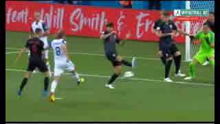 サッカー　W杯2018　06-26　クロアチアｖｓアイスランド　ダイジェスト