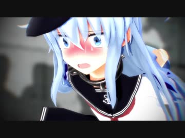 蹲踞台で響にもじもじしてもらった【MMDアクセサリ配布】