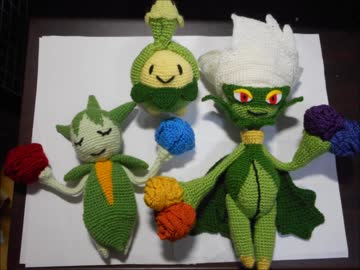 ポケモンを編んでみた-ロゼリア編