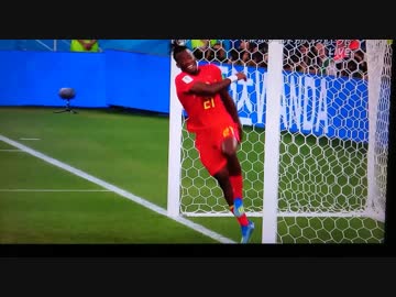 【バチュアイの自爆シーン】2018 W杯 ベルギー×イングランド