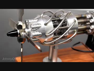 16気筒スターリングエンジン