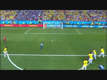 2018FIFAワールドカップ日本代表全得失点ハイライト