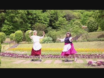 【りぃさ×たいつ】林檎売りの泡沫少女　踊ってみた【満開のお花畑】