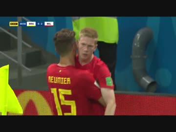 《2018W杯》 [ベスト8] ブラジル vs ベルギー (2018年7月6日)