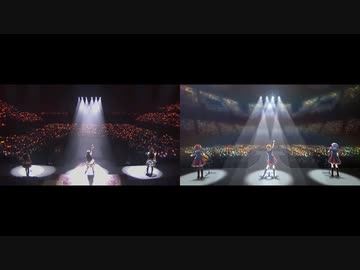 【比較】←「アイル」リアルライブ|「アイル」LIVE in 武道館→【MMD】