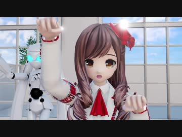 【MMD】天使ちゃんとドール達で「つけまつける」