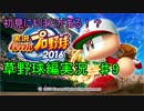 初見にも程がある！？「実況パワフルプロ野球2016～草野球編～♯９