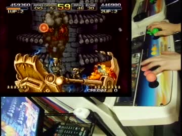 【メタスラ2】1人ダブルプレイ、ノーコンALL【前編】