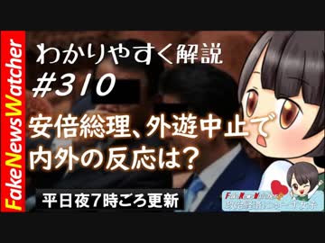 【FNW】安倍総理、外遊中止で国内外の反応はやはり