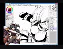 描いてみた　ドラッキー・アルマ＆バステト・ロア