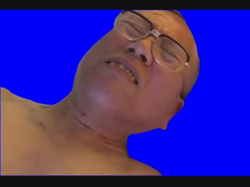 ドン引きする77歳の肛門モロ感の親爺BB