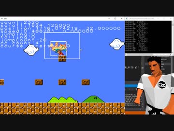 スーパーマリオを作ってみた 第20回「地面との当たり判定」【プログラミング実況】