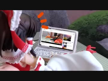 TikTokのウザい広告に耐えるRU姉貴【コマ撮り】