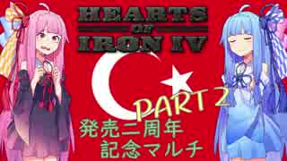 【HOI4】二周年記念マルチ トルコ視点 Part.2【琴葉姉妹実況プレイ】