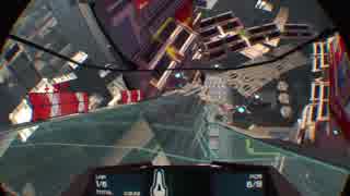 PSVR WIPEOUT OMEGA COLLECTION 2048 highspeed A+ Class @"Sol" VR Challenge 3 Hope you don't get sick