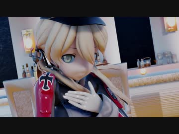 MMD 艦これ プリンツ・オイゲンさんで [A]ddiction 1080p