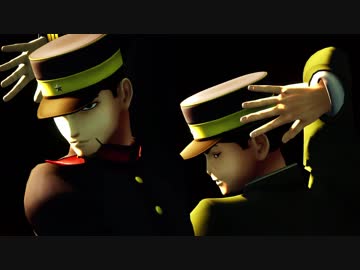 【金カムMMD】Work B**ch 【月島軍曹・尾形】