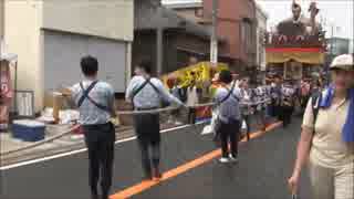 佐原の大祭【2018 夏】初日　上仲町　町内曳き