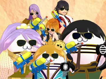 【MMD刀剣乱舞】虎徹ルチノフ達で極楽浄土