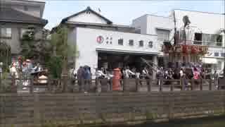 佐原の大祭【2018 夏】初日　田宿　小野川沿い