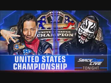 【WWE】中邑真輔(ch.)vsジェフ・ハーディー【SD 18.7.17】