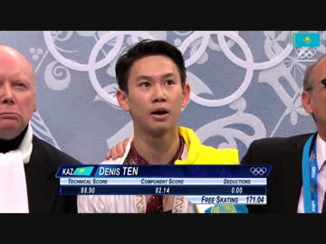 デニス・テン、銅メダルで有終の美　ソチ五輪男子シングルフリー