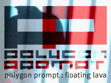 【#夏のハードミニマル祭】polygon prompt - floating lava【オリジナル】